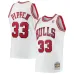 Scottie Pippen Camiseta Swingman de los Hardwood Classics de los Chicago Bulls Mitchell & Ness - Blanco