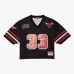 Scottie Pippen Maglia di calcio di moda accorciata per donne dei Chicago Bulls Mitchell & Ness x DANNIJO - Nero