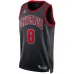 Zach LaVine Camiseta Swingman Unisex de la marca Jordan de los Chicago Bulls - Edición Declaración - Negro