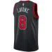 Zach LaVine Camiseta Swingman Unisex de la marca Jordan de los Chicago Bulls - Edición Declaración - Negro