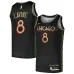 Zach LaVine Camiseta del jugador Swingman Nike de los Chicago Bulls - Edición Ciudad - Negro