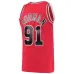 Chicago Bulls Maillot Swingman Dennis Rodman - Rouge