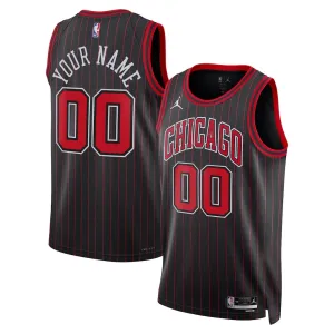 Chicago Bulls 2025/26 Unisex Swingman Custom Jersey - Statement Edition - Black