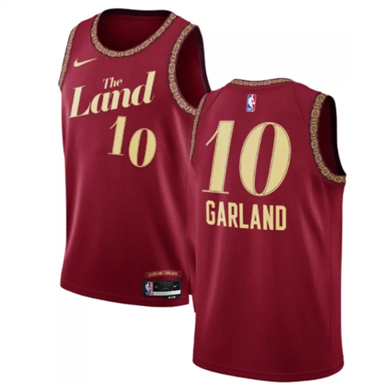 La camiseta de Darius Garland, Cleveland Cavaliers 2023/24 - Edición Ciudad - Rojo