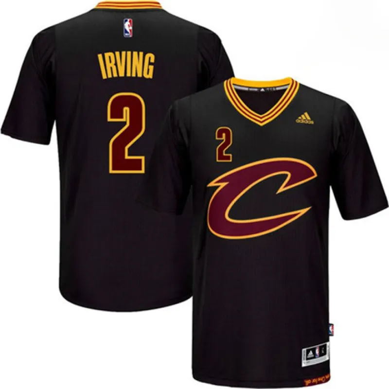 Kyrie Irving, Cleveland Cavaliers - Schwarzärmelige Swingman-Edition - Schwarz