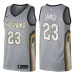 LeBron James, Cleveland Cavaliers - Stadtausgabe - Grau