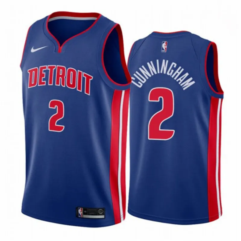 La camiseta de Cade Cunningham, Detroit Pistons, 2020/21 - Edición Ícono - Azul