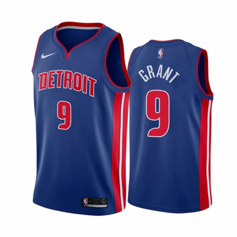 Jerami Grant, les Detroit Pistons, 2020/21 - Édition Icône - Bleu
