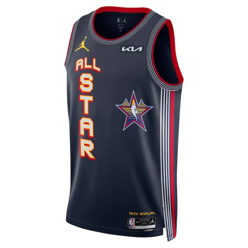 Unisex 2025 NBA All-Star Game Fan-Edition Trikot von Jordan Brand - Marineblau