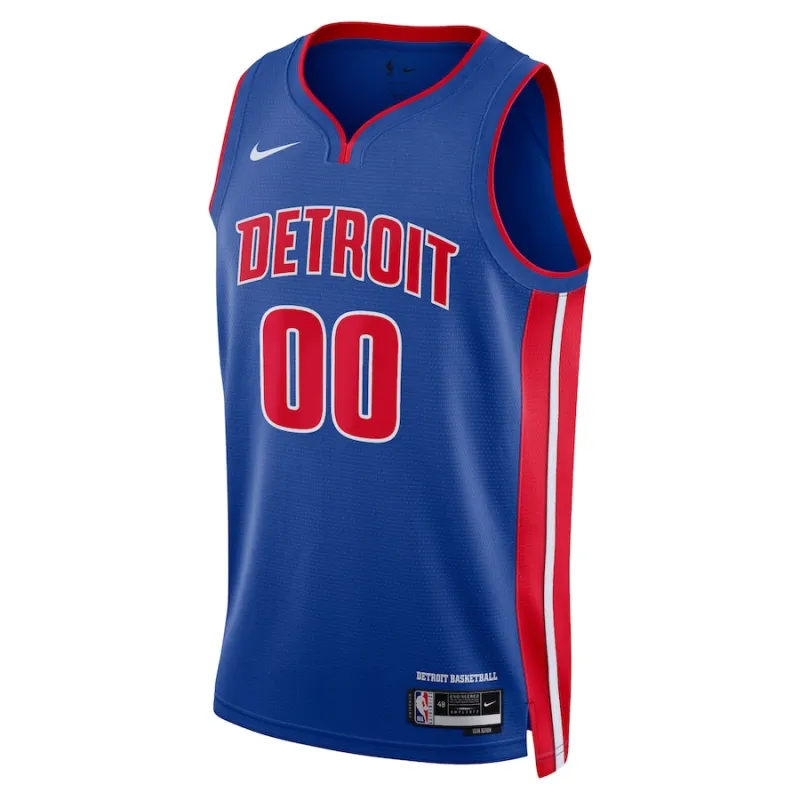 Detroit Pistons Unisex Swingman Personalisiertes Trikot - Icon-Edition - Blau