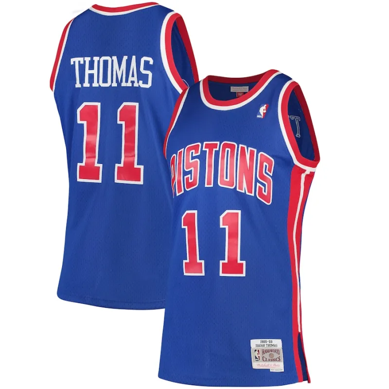 Isiah Thomas Detroit Pistons Mitchell & Ness Edición Clásica 1988/89