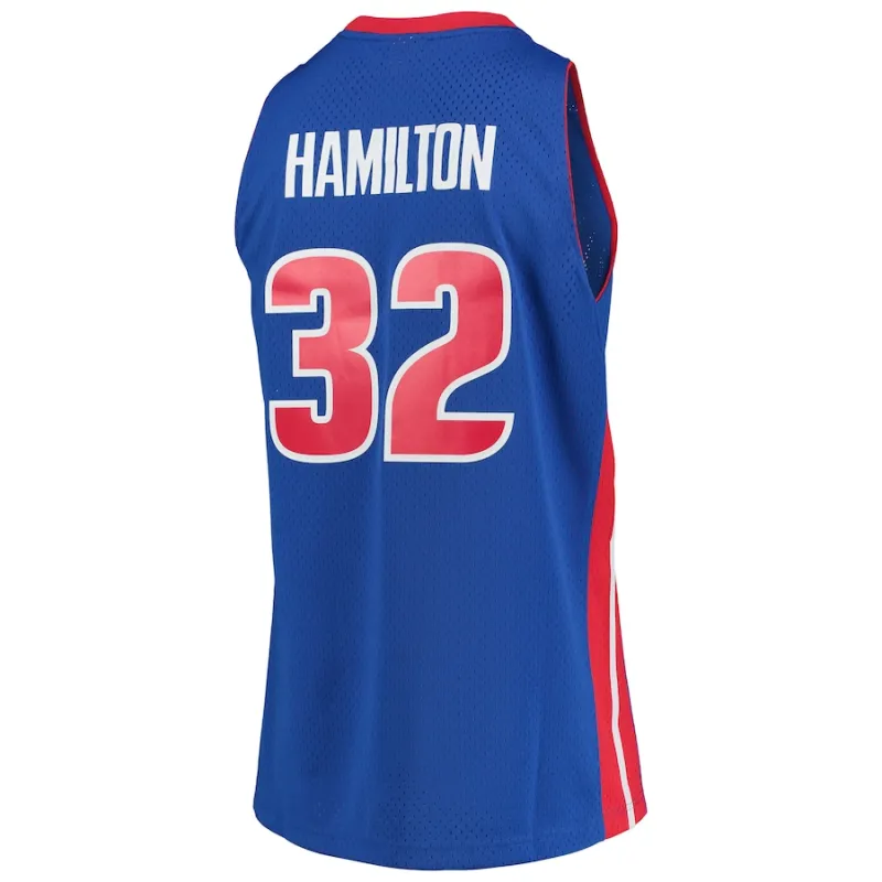 Maillot Richard Hamilton Detroit Pistons Mitchell & Ness 2003/04 Hardwood Classics