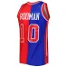 Dennis Rodman Detroit Pistons Mitchell & Ness Hardwood Classics 1988/89 Split Swingman Jersey