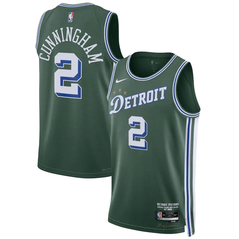 Cade Cunningham Detroit Pistons Unisex 2022/23 Swingman City Edition Jersey