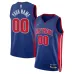 Detroit Pistons 2021/22 Diamond Swingman maßgeschneidertes Trikot - Icon-Edition - Blau