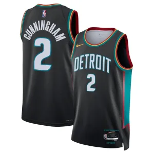 DET Cunningham 2025/26 City Edition Jersey Gray