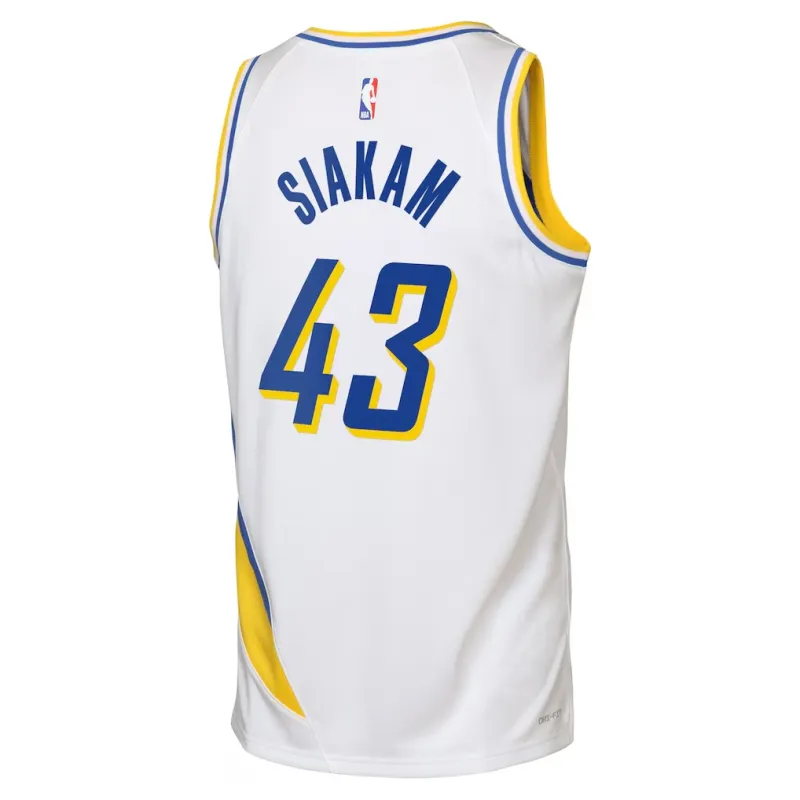 Indiana Pacers Pascal Siakam 2025/26 Maglia - Edizione Città - Bianco