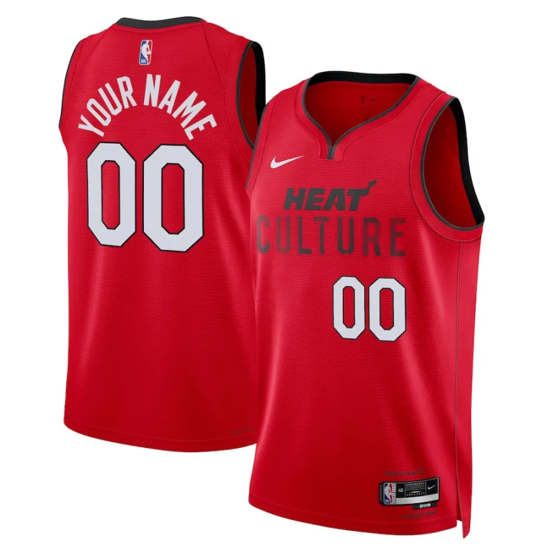 Miami Heat Unisex 2024/25 Custom Swingman City Edition Trikot
