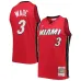 Camiseta Dwyane Wade Miami Heat Mitchell & Ness Big & Tall Hardwood Classics 2005/06