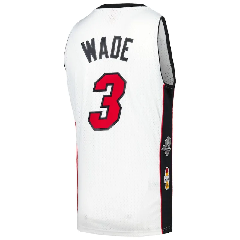 Dwyane Wade Miami Heat Mitchell & Ness Unisex Hall of Fame Class of 2023 Retro Swingman Jersey