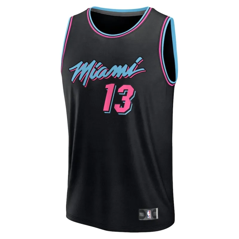 Miami Heat Bam Adebayo 2025/26 Maillot Swingman - Édition Ville - Noir