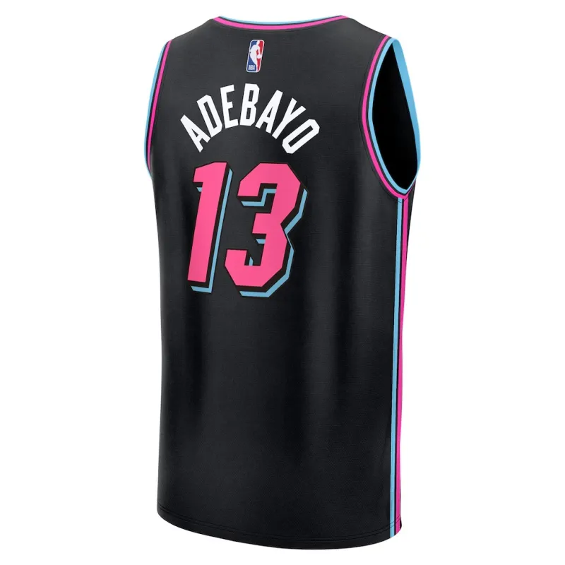 Miami Heat Bam Adebayo 2025/26 Maillot Swingman - Édition Ville - Noir