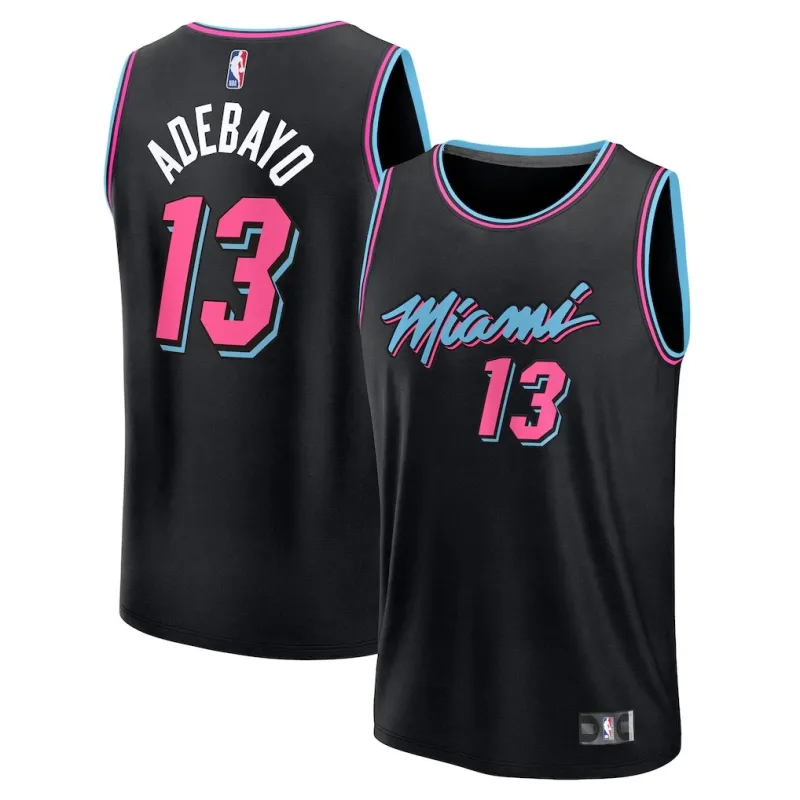 Miami Heat Bam Adebayo 2025/26 Maillot Swingman - Édition Ville - Noir