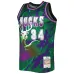 Ray Allen, Maglia Swingman di marmo classico 1996/97 di Mitchell & Ness dei Milwaukee Bucks - Verde