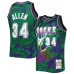 Ray Allen, Maglia Swingman di marmo classico 1996/97 di Mitchell & Ness dei Milwaukee Bucks - Verde
