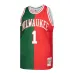 Camiseta Swingman Split Hardwood Classics Mitchell & Ness Milwaukee Bucks Oscar Robertson 1971/72
