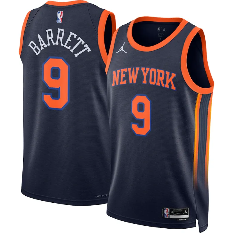RJ Barrett New York Knicks Jordan Brand Unisex Statement Swingman Jersey