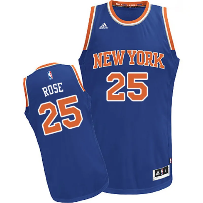 Derrick Rose, New York Knicks, City Edition, Blue