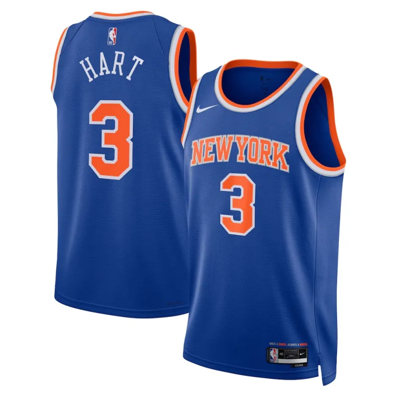 New York Knicks Josh Hart Swingman Trikot - Icon Edition - Blau