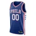 Philadelphia 76ers Maglia personalizzata Diamond Swingman 2021/2022 - Edizione icona - Blu reale