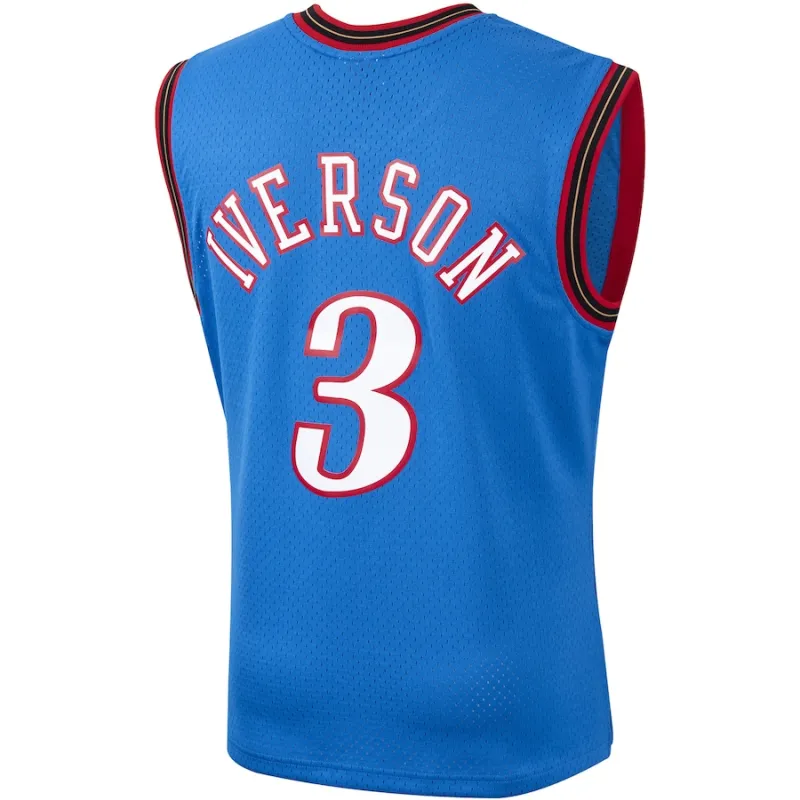 Allen Iverson Philadelphia 76ers Mitchell & Ness 1999/2000 Swingman Jersey Classic