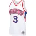 Allen Iverson Philadelphia 76ers Mitchell & Ness Maillot Swingman de l'Édition Classique 1996/1997 - Blanc