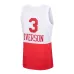 Allen Iverson Philadelphia 76ers Mitchell & Ness 2003/2004 Hardwood Classics Echtes Jersey - Weiß