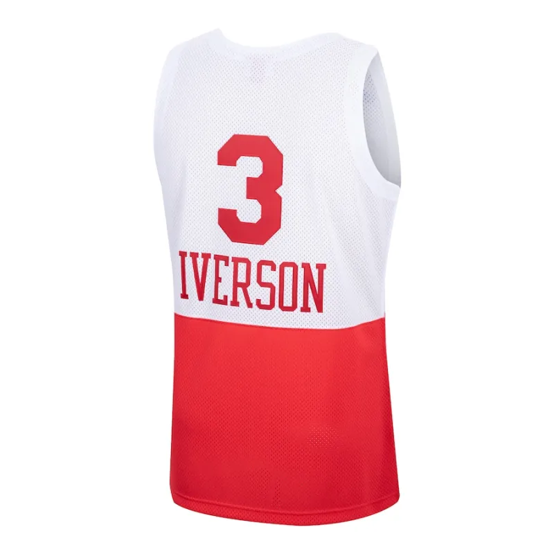 Allen Iverson Philadelphia 76ers Mitchell & Ness 2003/2004 Hardwood Classics Echtes Jersey - Weiß