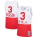 Allen Iverson Philadelphia 76ers Mitchell & Ness 2003/2004 Hardwood Classics Echtes Jersey - Weiß