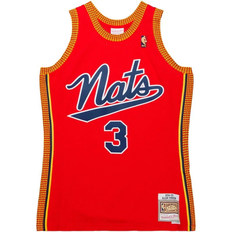 Allen Iverson Philadelphia 76ers Mitchell & Ness 2004/2005 Klassische Edition Swingman Jersey - Rot