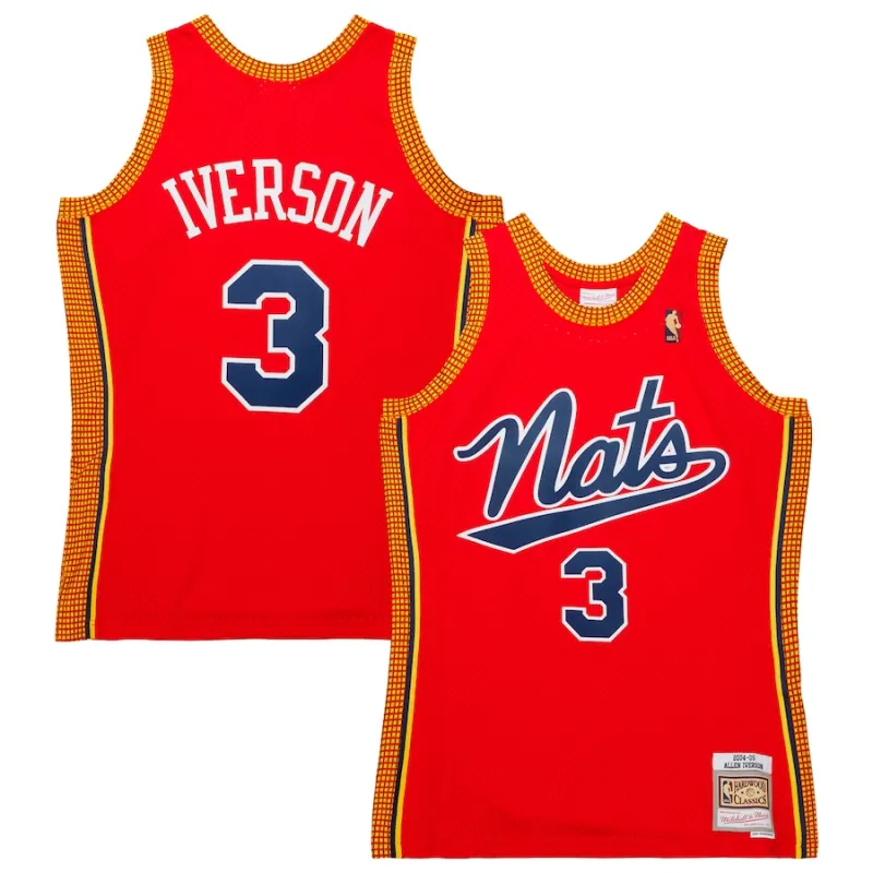 Allen Iverson Philadelphia 76ers Mitchell & Ness 2004/2005 Klassische Edition Swingman Jersey - Rot