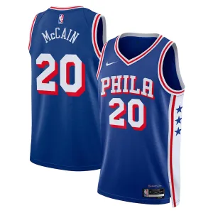 Jared McCain Philadelphia 76ers Maillot Swingman - Édition Icône - Bleu Royal
