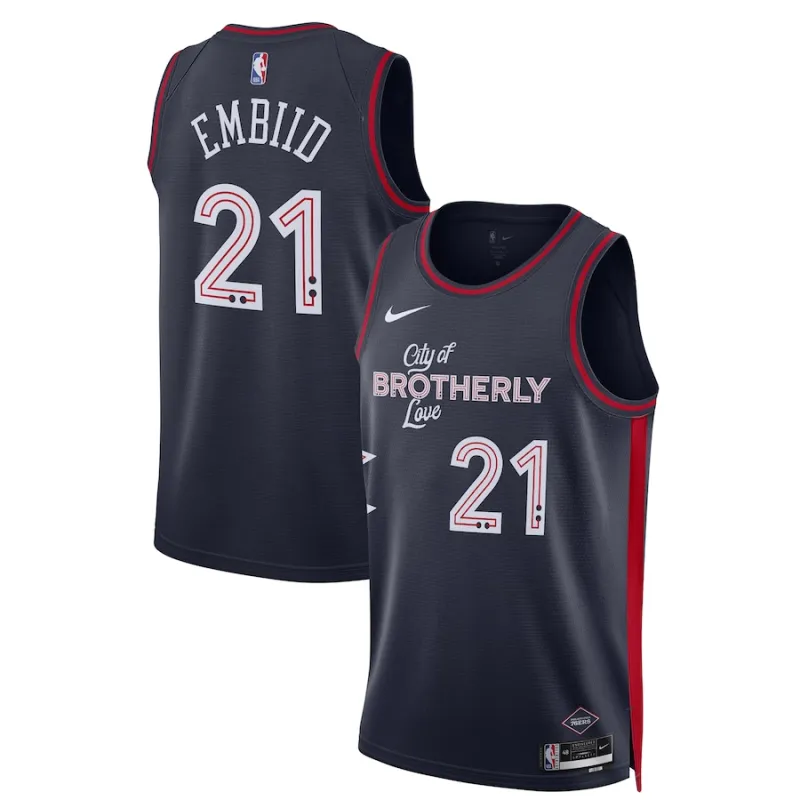 Maillot Joel Embiid 76ers – City Edition 2023-24 Unisexe