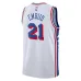 Joel Embiid Philadelphia 76ers Maglia Swingman Unisex - Edizione Associazione - Bianco