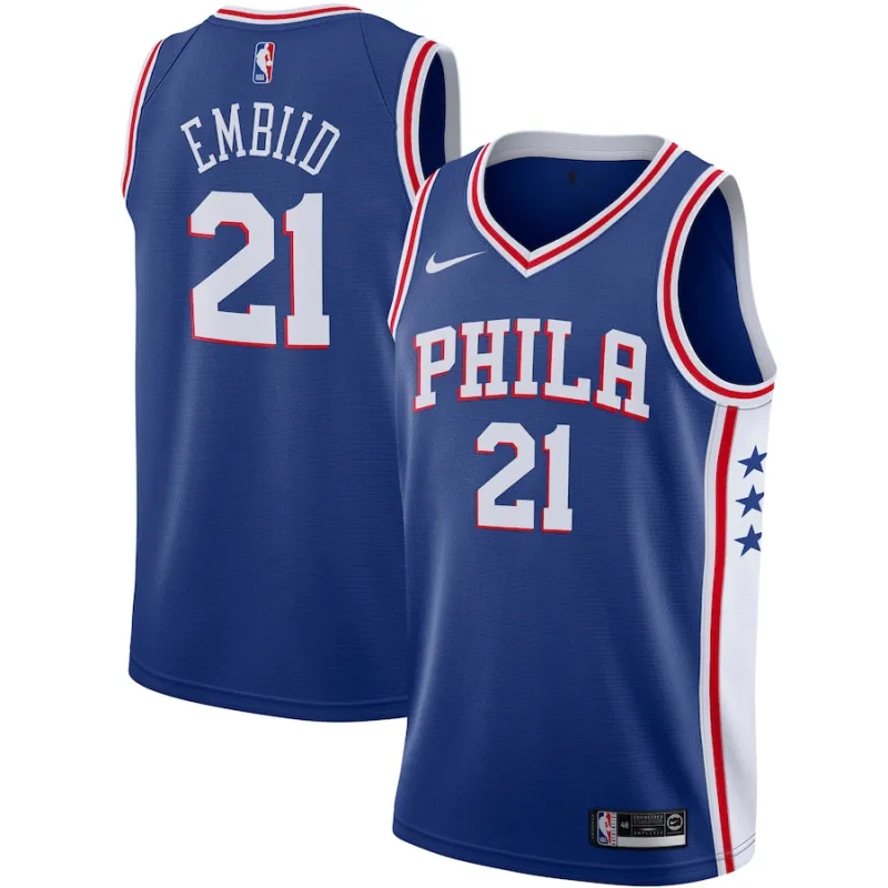Joel Embiid Philadelphia 76ers Swingman Jersey 2019/2020 - Icon Edition - Royal Blue