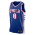 Paul George Philadelphia 76ers Maglia Swingman di Aggiunta nell'Offseason 2024 Unisex - Blu Reale