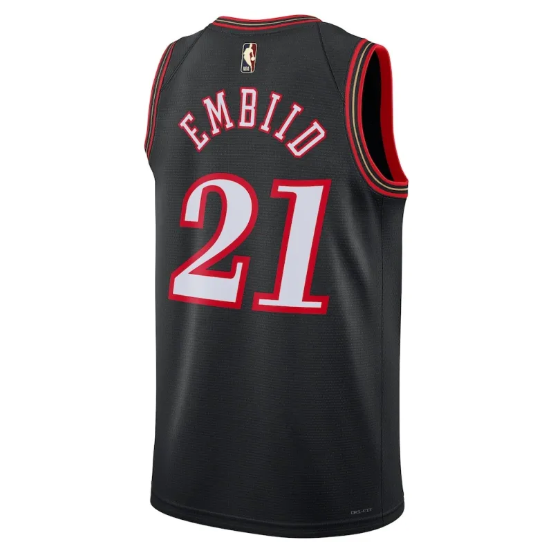Philadelphia 76ers Joel Embiid Swingman Jersey - Classic Edition - Black