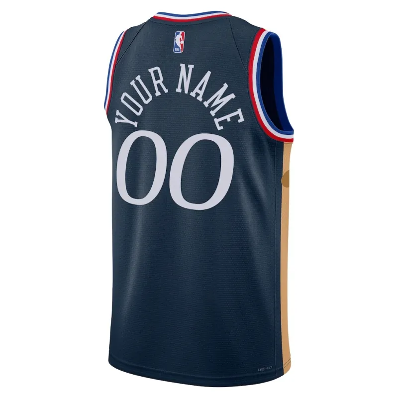 Philadelphia 76ers 2025/26 Maillot Swingman Édition Ville Unisexe - Bleu