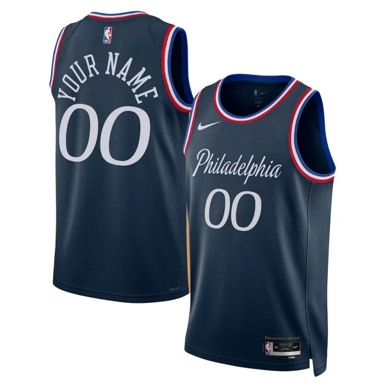 Philadelphia 76ers 2025/26 Maillot Swingman Édition Ville Unisexe - Bleu