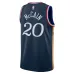 Philadelphia 76ers Jared McCain 2025/26 Swingman Jersey - City Edition - Blue